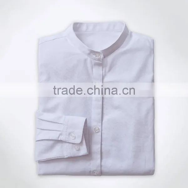 Wholesale OEM Girls Long Sleeve School Shirt Latest Design photo-4