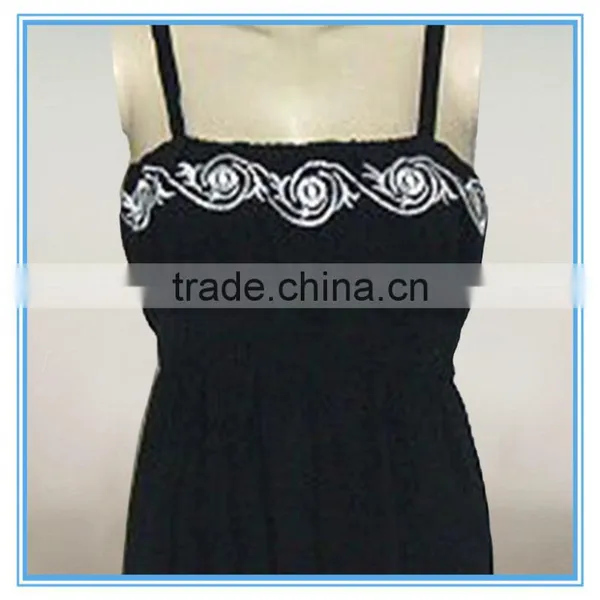 2016 Latest African Bazin Hand Embroidery Design Dress For Girls Ethnic Dress photo-2