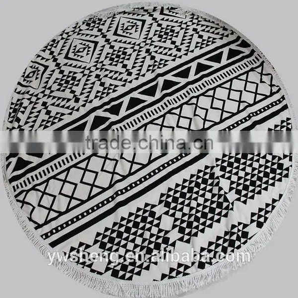 2017 New Fashion 150cm Microfiber Customized Printed Roundies Beach Towel photo-4