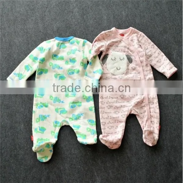 Organic Cotton Baby Custom Printed Bodysuits White Of Good Quality photo-2