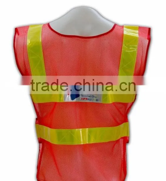 China Manufactory High Quality Dry Fit Mesh Safety Reflective Work Vest photo-4