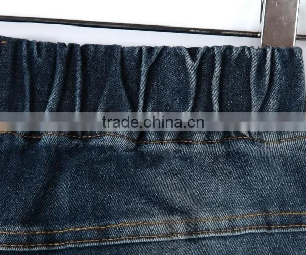 China Made Textiles New Design Imperial Kids New Pattern Jeans Half Pants With Elastic photo-5