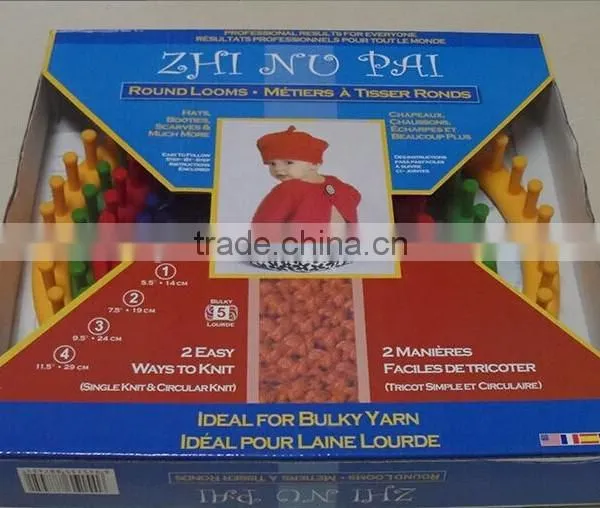High Quality 4 Size Plastic Round Knitting Looms/ Circular Wool Weaver Tools photo-2
