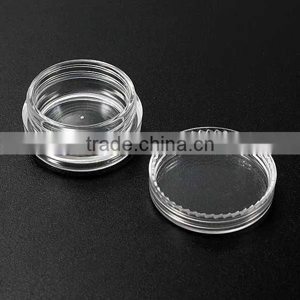 Excellent New 12x9x1.6cm Plastic Box For Jewelry Beads Pills Storage & 12 Round Organizer Containers Jars Bottle Best Promotion photo-5