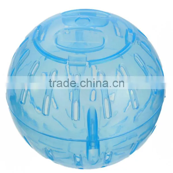 Lowest Price Pet Products Mini 4 Inch 10cm Plastic Rodent Mice Hamster Eercise Ball Rat Play Toy Blue Color photo-2