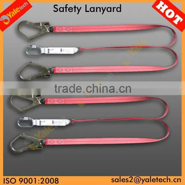 YL-E518 Double Energy Absorber Lanyard With Hooks