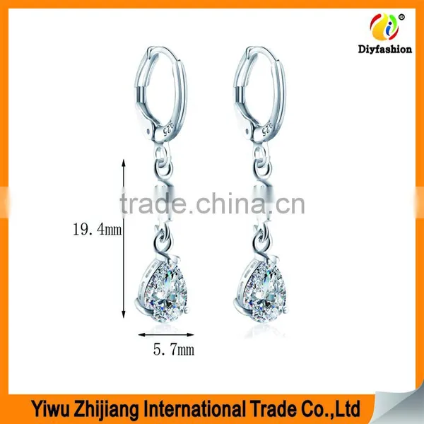Wholsale Cubic Zirconia Earrings Fancy Earrings For Party Girls photo-4