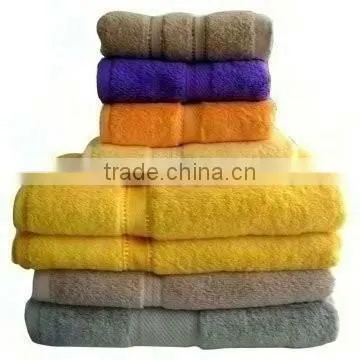 100% Cotton Solid Dobby Terry Towel Hotel Towel photo-3
