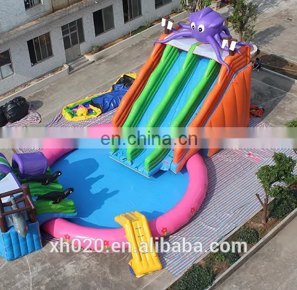 Commerical Giant Inflatable Octopus Water Slide Pool photo-6