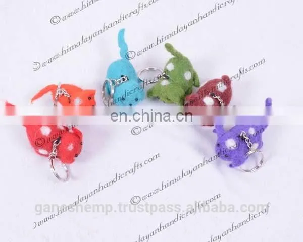 Felt Cute Doggy Key Ring FKR-404 photo-2