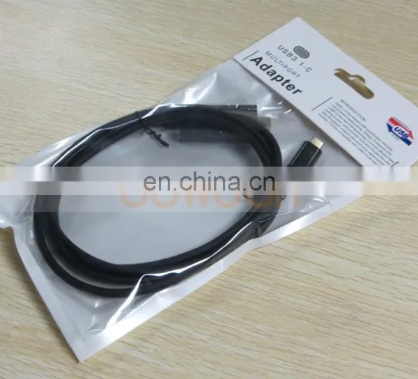 1.8M Type-C USB 3.1 C to Mini DisplayPort DP 4K Adapter Cable for Macbook photo-2