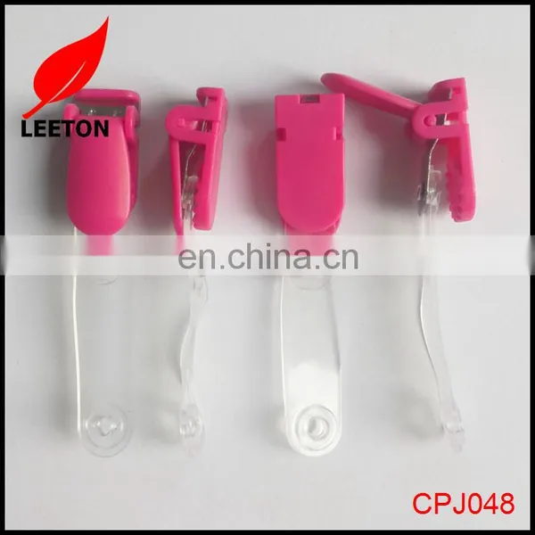 Factory Supply Colorful Plastic Name ID Badge Clips photo-6