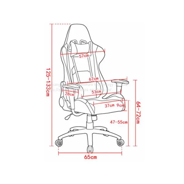 ZX-1311Z Leather Gaming Chair With Headrest Comfortable PC Gaming Chair photo-3