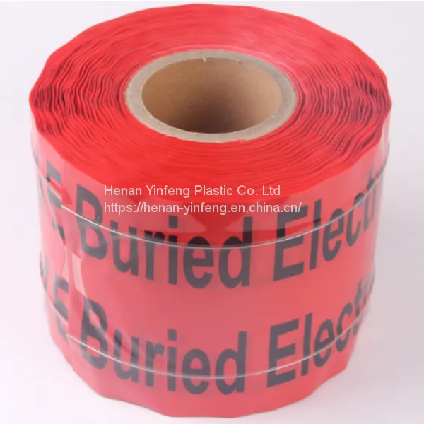 Customized Tracer Single or Double Wire Stainless Steel Detectable Underground Warning Barrier Safety Tape photo-2