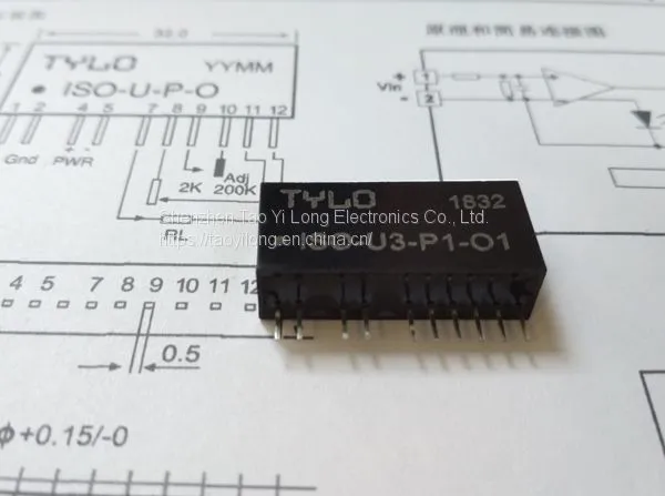 ISO-U1-P1-O5 Voltage Photoelectric Isolation Converter Pocket High-precision Adjust Amplifier 0-5V Covert 0-10V photo-3