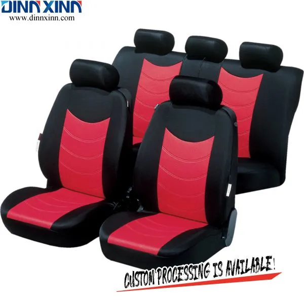 DinnXinn Audi 9 Pcs Full Set PVC Leather Car Seat Cover Leather Manufacturer China photo-5