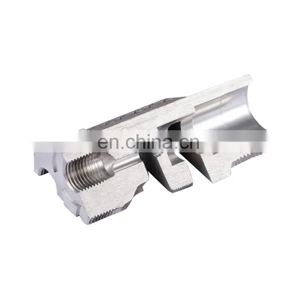 Cheap Steel Block Aerospace Aircraft Machinery Part Spare Fabrication And Precision Metal Lathe Mechanical Cnc Machining Parts photo-4