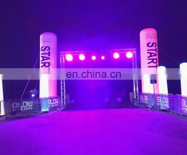 Promotional Night Events Decoration Color Changing Inflatable Led Lighting Pillar Inflatable Column photo-4