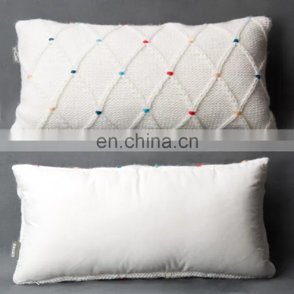 Home Decorative Knit White Throw Blanket for Couch Sofa Chair photo-6