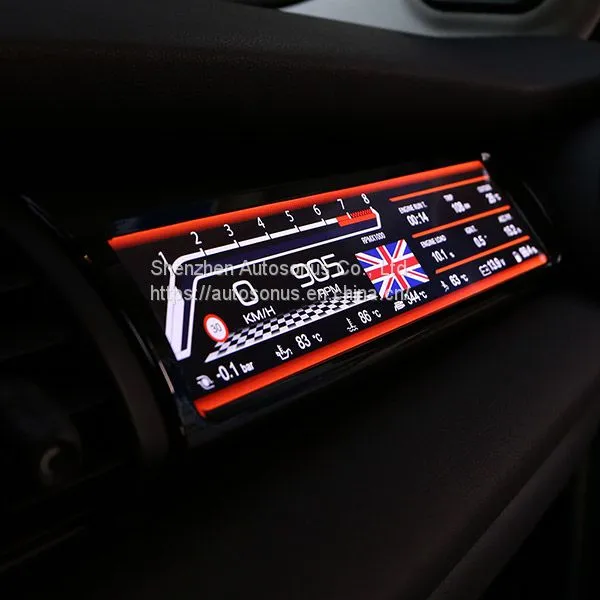 Passenger LCD Display for MINI Cooper F55 F56 F57 JCW Digital Dash Panel Copilot Racing Dashboard photo-3
