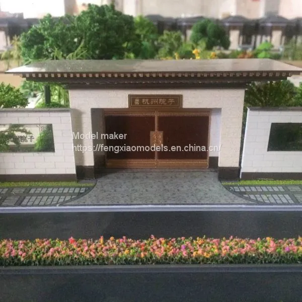 Chinese Villa Scale Model Making,building Model Making