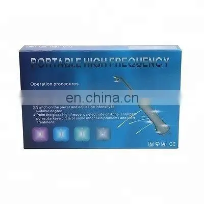 Skin Care Portable High Frequency Electrotherapy Spot Acne Remover Facial Kit Beauty Massager Device photo-6