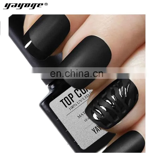 YAYOGE 10ml Non Cleansing Top Base Coat Matte Top Bonder UV LED Primer Nail Extension Tools photo-3