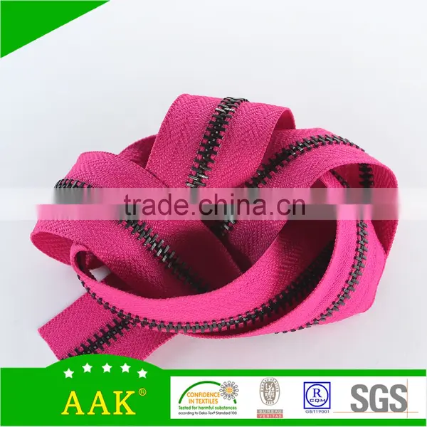4.5#small Metal Teeth Zipper Roll photo-3
