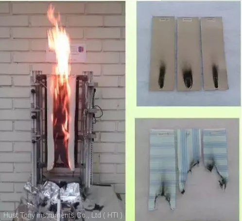 ECE R118 Automatic Multi-Purpose Vertical Flammability Tester With Touch Screen Control photo-2