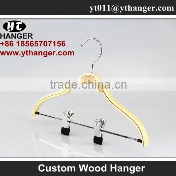 IMY-184 Natural Wooden Children Clips Hangers for Shop photo-2