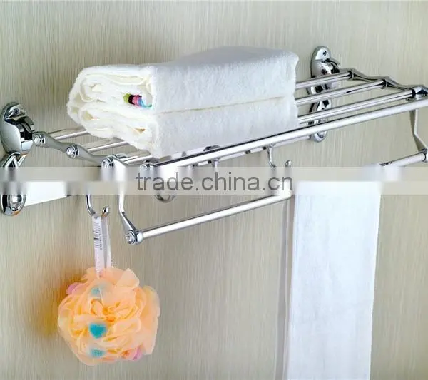 WESDA Stainless Steel Folding Towel Rack,folding Bathroom Rack 166B photo-6