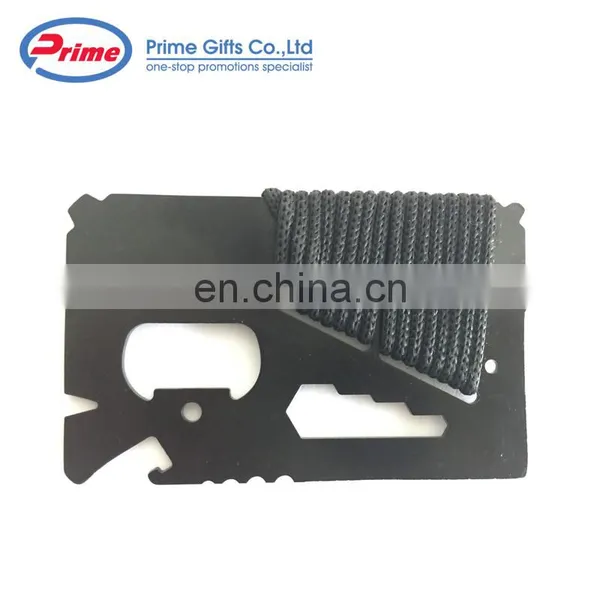 16 in 1 Multifunction EDC Survival Tool Credit Card Knife With Custom Engraved photo-3