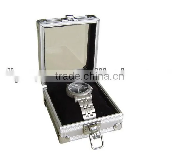 Practical and Durable Aluminum Frame Display Watch Case Watch Display Case 30 With Code Lock photo-2