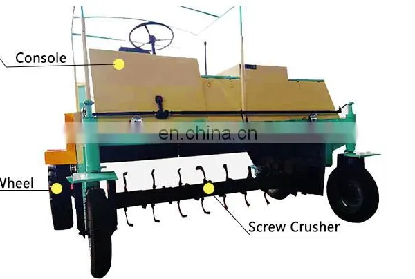 Shuliy Widely Used Manure Fertilizer Compost Turner for Organic Manure Fertilizer photo-3