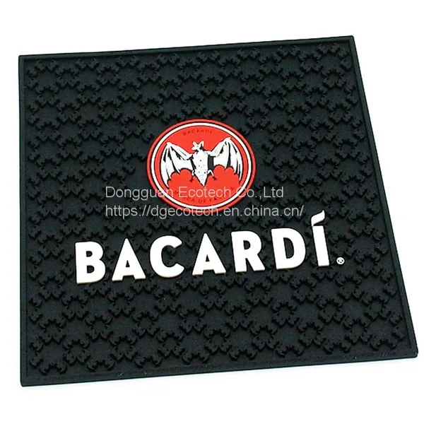 Custom Branded Silicone Rubber Beer Bar Mat Eco Water Proof PVC Drinking Bar Rail Mat Silicone Bar Mat Srip Spill Bar Mat photo-2