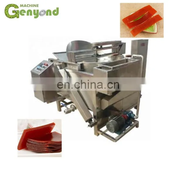 Factory Automatic Fruit Roll up Scraping Forming Drying Cutting Making Processing Machine Fruit Leather Production Plant Line photo-5