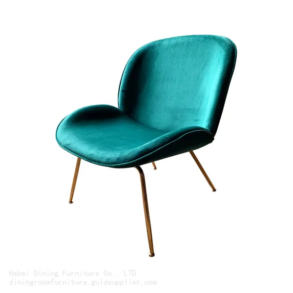 Velvet Footstool With Backrest DS-04