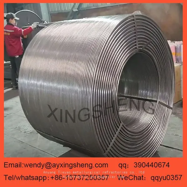 Pure Calcium Wire 9mm / Ca Core Wire / Calcium Wire for Steel