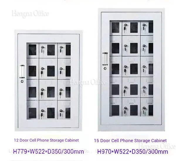 84 Door Controlled Phone Access Cabinet-CPA176|High Quality Locks & Name Card Slots for Exam Rooms|China Supplier Hengna for Canada photo-3