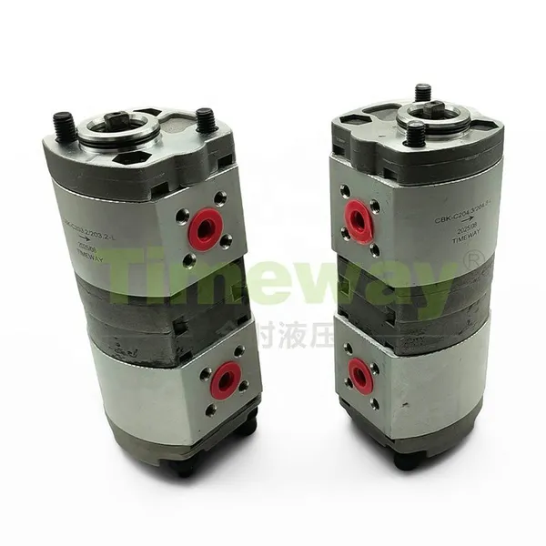 TIMEWAY CBK Series Hydraulic Double Gear Pump CBK-C204.3/204.3-L CBK-C203.2/203.2-L High Pressure Gear Oil Pump Customizable photo-4