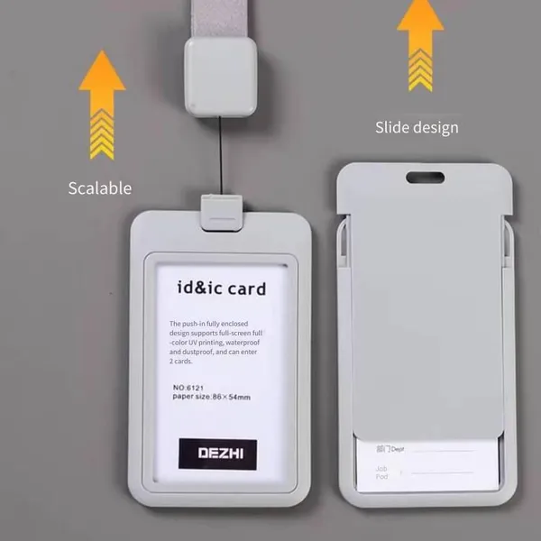 Customized Work id Card Holders, Retractable Lanyard Employee Protection Covers, Nfc Rfid id Card Holders photo-5