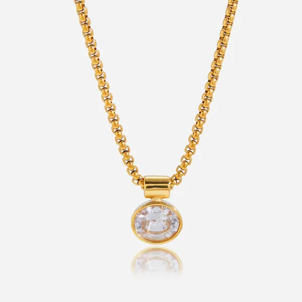 CNC Precision Cut Stainless Steel Necklace Charm Sweat & Waterproof Design