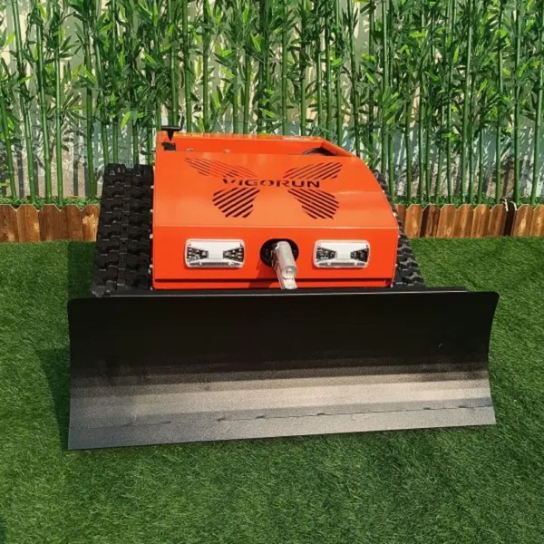 Vigorun VTC550 Updated Unmanned Operation 6HP Engine Flail Lawn Mower Crawler Remote Lawn Mower With CE Certificate