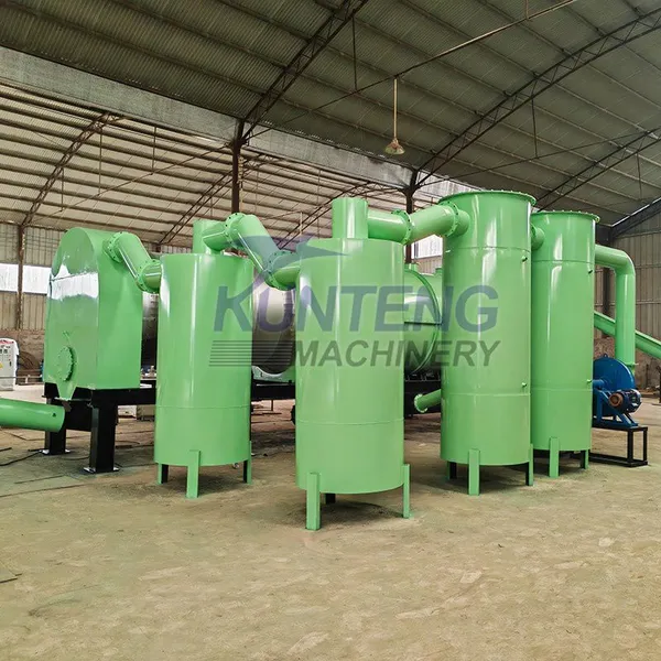 Continuous Coconut Shell Carbonization Furnace Hookah Charcoal Barbecue Charcoal Production Line photo-2