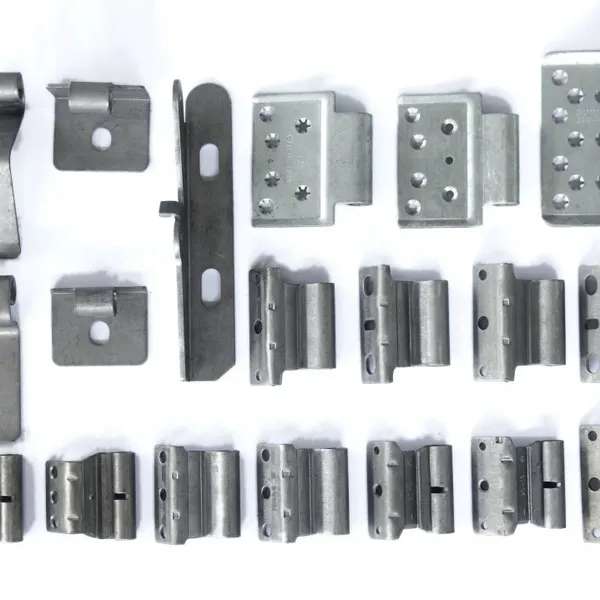 Custom Flat Brackets With Embedded Thread – Black Bending for Motorcycle Stamping