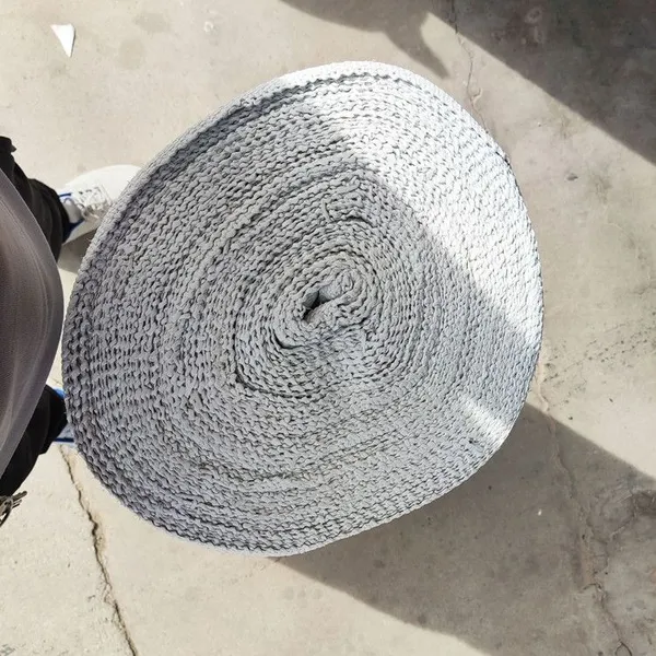 Industrial Dust-free Asbestos Insulation Cloth High-temperature Resistant Flame Retardant Anti-scald Cloth Exhaust Pipe Furnace Door photo-2