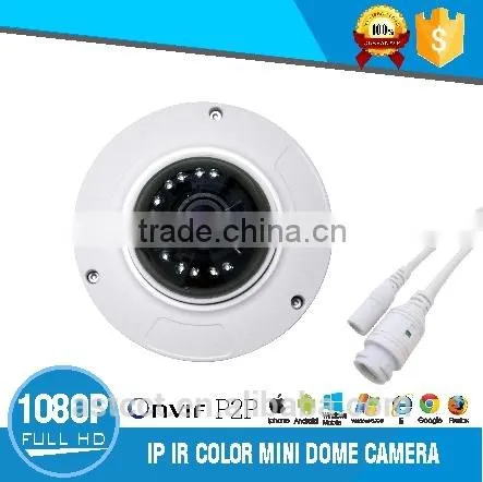 Surveillance FishEyes Lens 2.0MP 1080P HD Network Mini IR Color Dome Camera photo-2