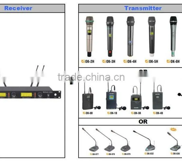 True Diversity Wireless Microphone OK-9300/OK-66H Outdoor Wireless Microphone Hendheld Microphone photo-2