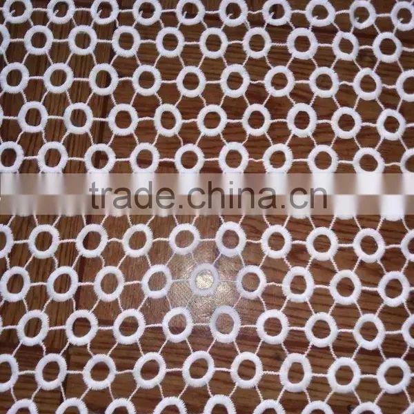 Embroidery Lace Fabric Milk Silk Water Soluble Full Lace for Garment Accessory photo-3