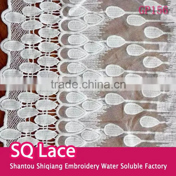 2016 Lace Accessory Hot Embroidery Full Lace With Flower Milk Silk Lace Fabric